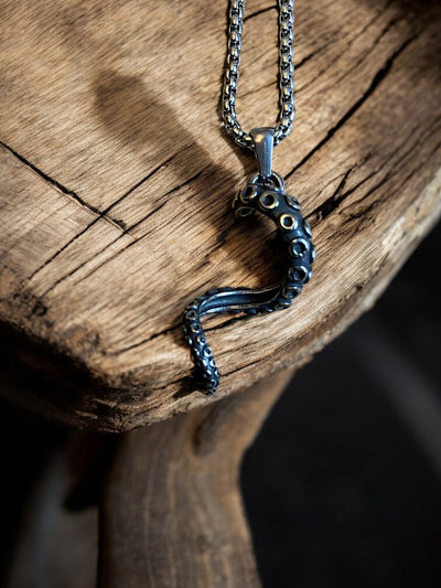 The Tentacle Of The Kraken Viking Necklace