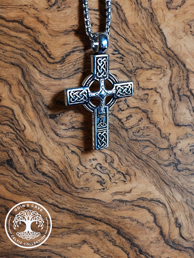 Twisted Celtic Cross Necklace