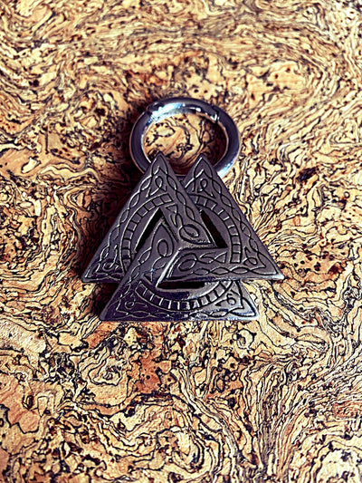 Norse 3D Valknut Key Ring