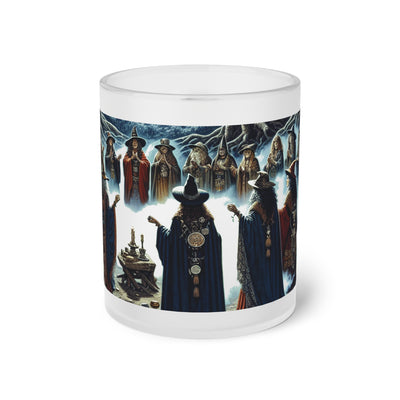 Pagans Gathering Frosted Glass Mug