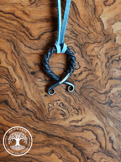 The Forged Rustic Celtic Knot Necklace