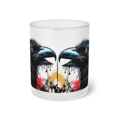 Raven’s Revenge Frosted Glass Mug