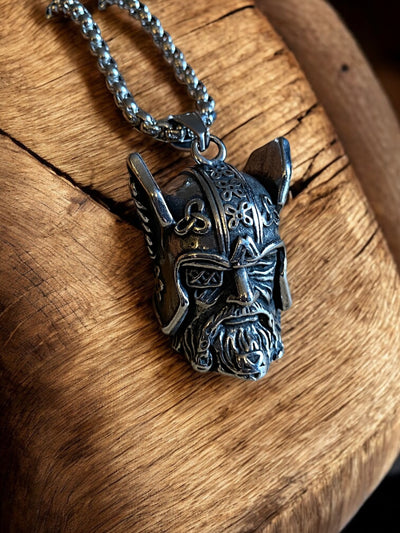 Odins 3D Head Viking Necklace