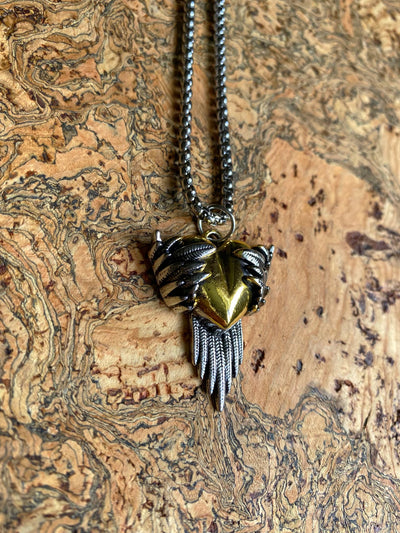 Viking Necklace - The Heart Of The Raven