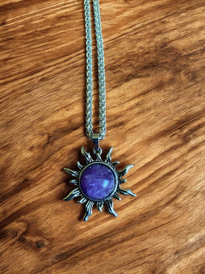 Pagan Necklace - Natural Sun Crystals