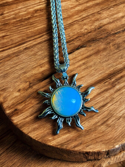 Pagan Necklace - Natural Sun Crystals