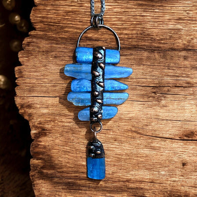 Pagan Necklace - Kyanite Quartz Stone