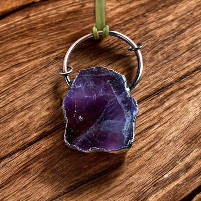 Pagan Necklace - Amethyst Stone