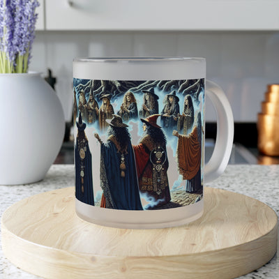 Pagans Gathering Frosted Glass Mug