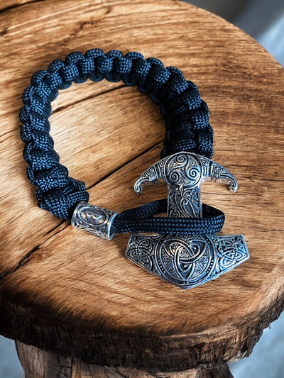 Viking Bracelet - Paracord Mighty Thor’s Hammer