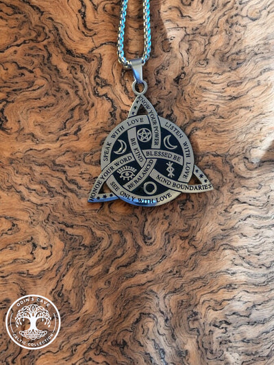 The Lovers Triquetra Knot Celtic Necklace