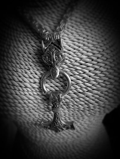 The Mighty Fenrir Chunky Viking Necklace