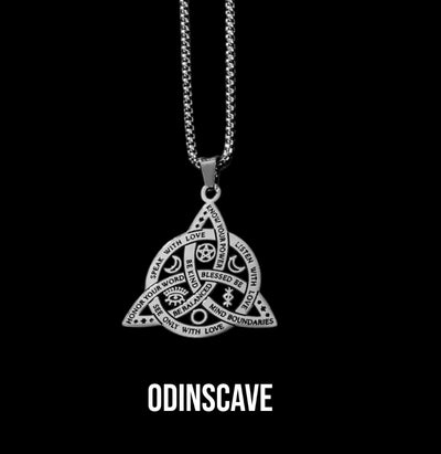 The Lovers Triquetra Knot Celtic Necklace