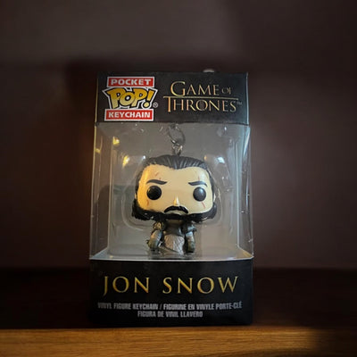 Funko Pop Key Ring - Game Of Thrones ‘Jon Snow with Sword’