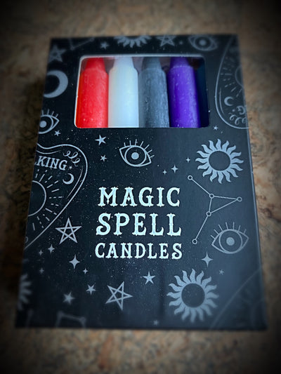 Premium Pagan Set of Magic Spell Candles